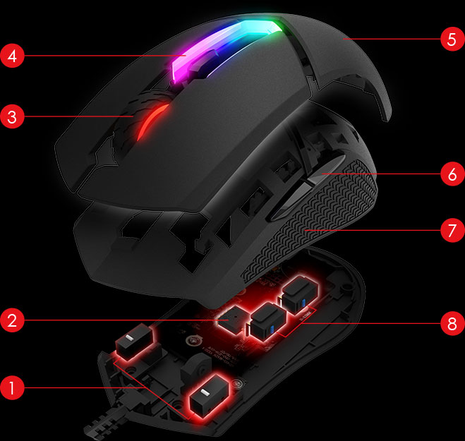 MSI Gaming Mouse-CLUTCH GM30